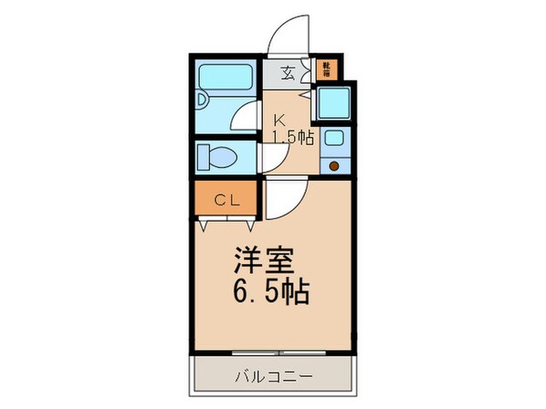 シャトラン弓木三番館の物件間取画像